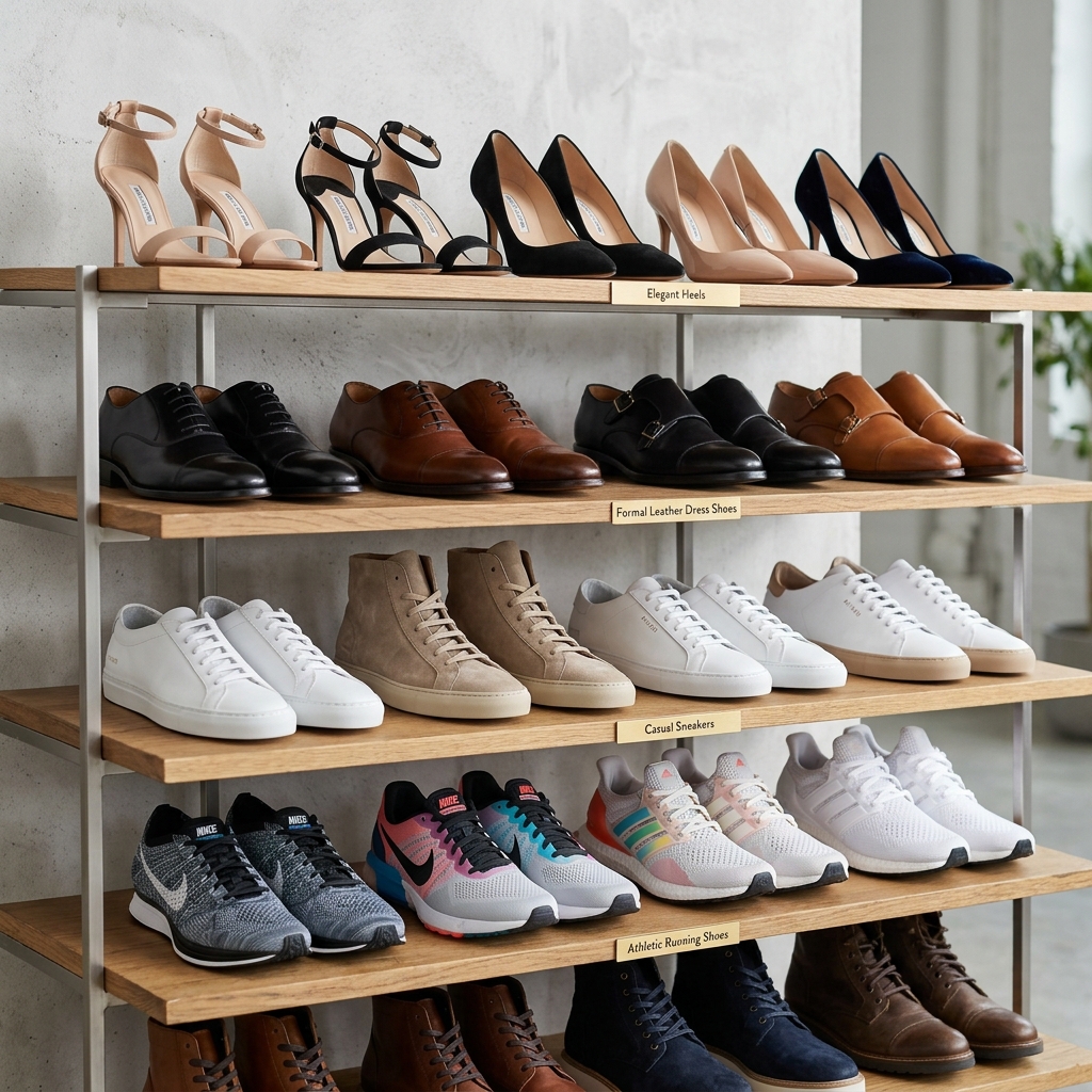 How to choose the right footwear for all occasions shoe display